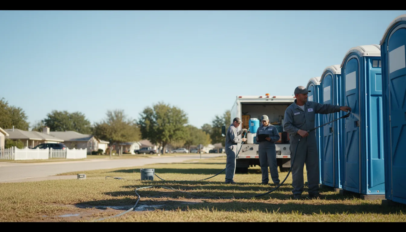 Long-Term Portable Toilet Rental in Harrisonburg, LA near me